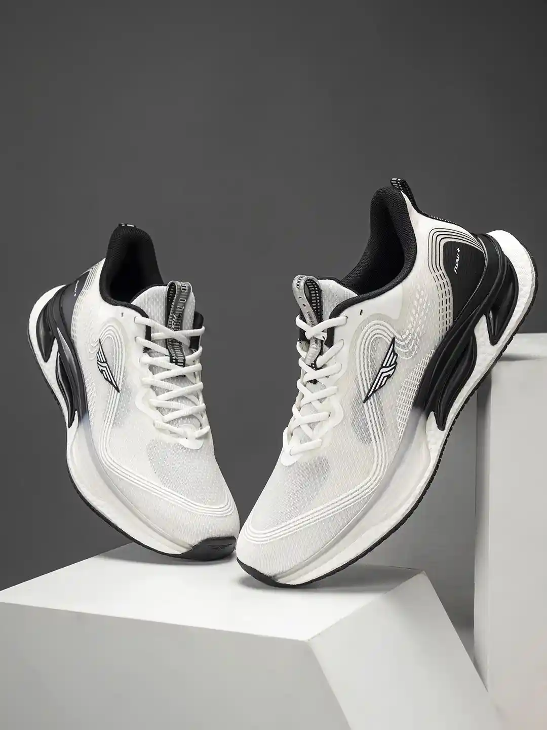 Red Tape Men Flow+ Round Toe Mesh Walking Shoes