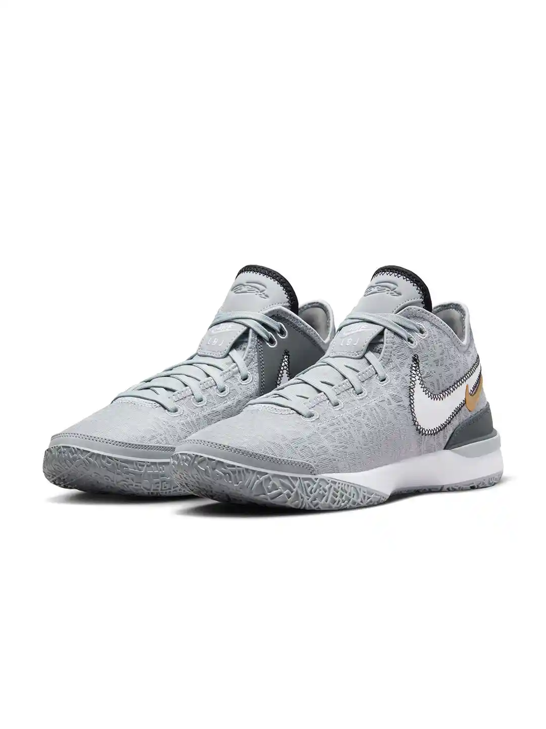 Basketball Player Lebron Silver Shoes Nike LeBron NXXT Gen Unisex