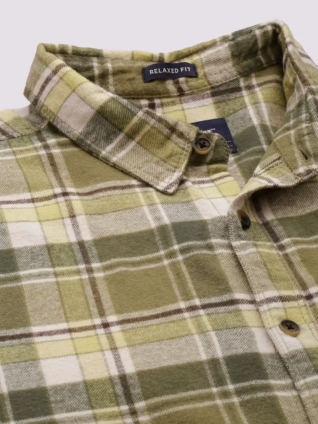 Buy The Roadster Lifestyle Tartan Checked Flannel Pure Cotton