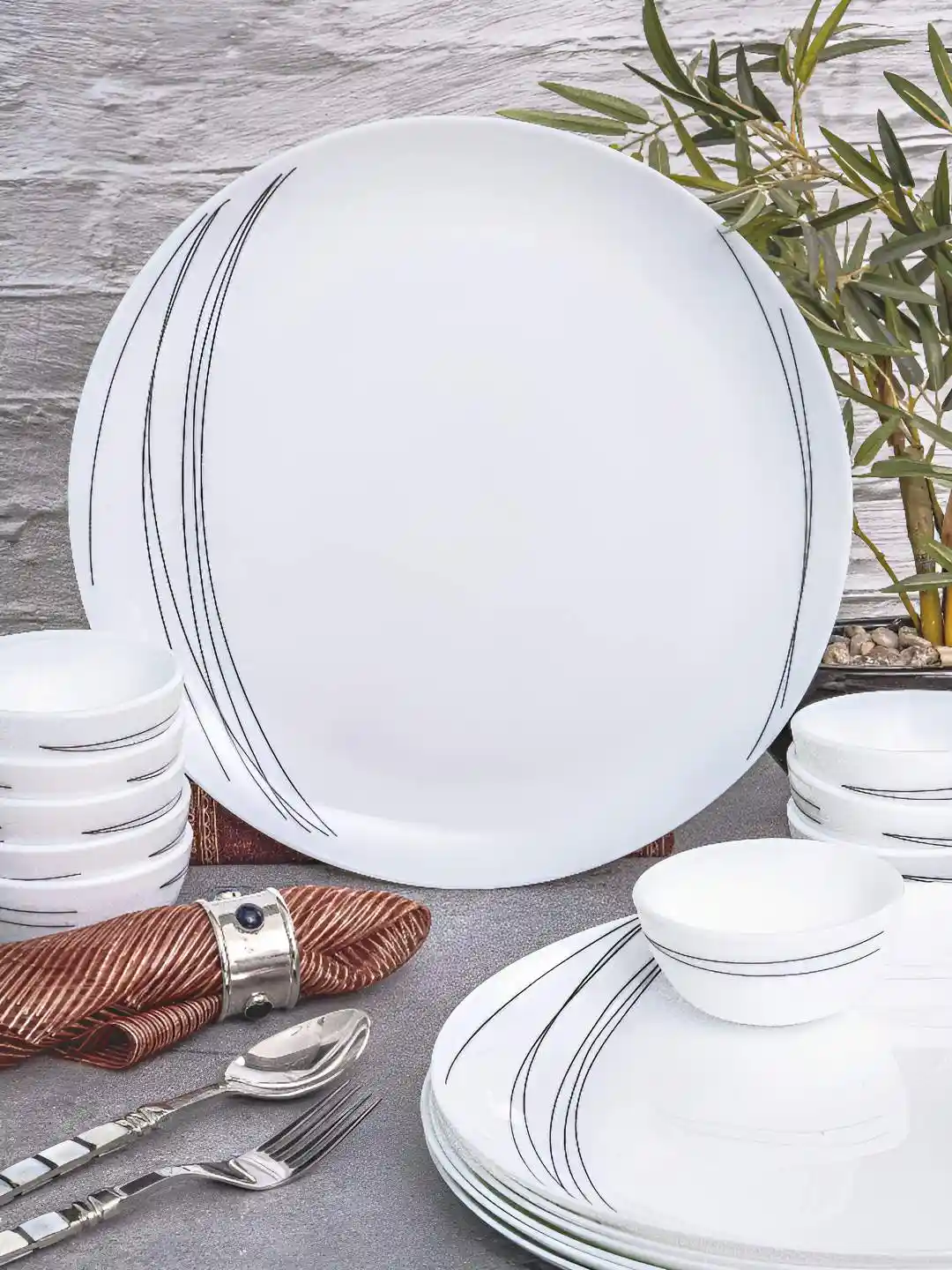 Opalware Dinner Dinner Set For Cello Dazzle Opalware Dinner Set