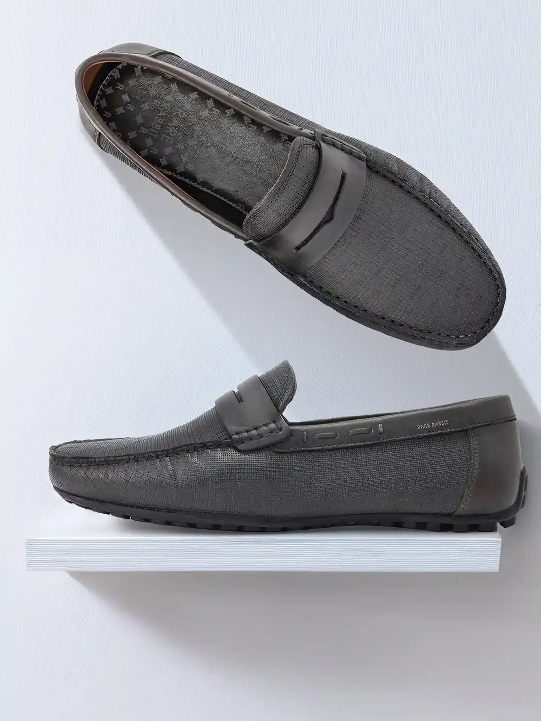 Buy RARE RABBIT Men Saffian Leather Formal Loafers Formal Shoes