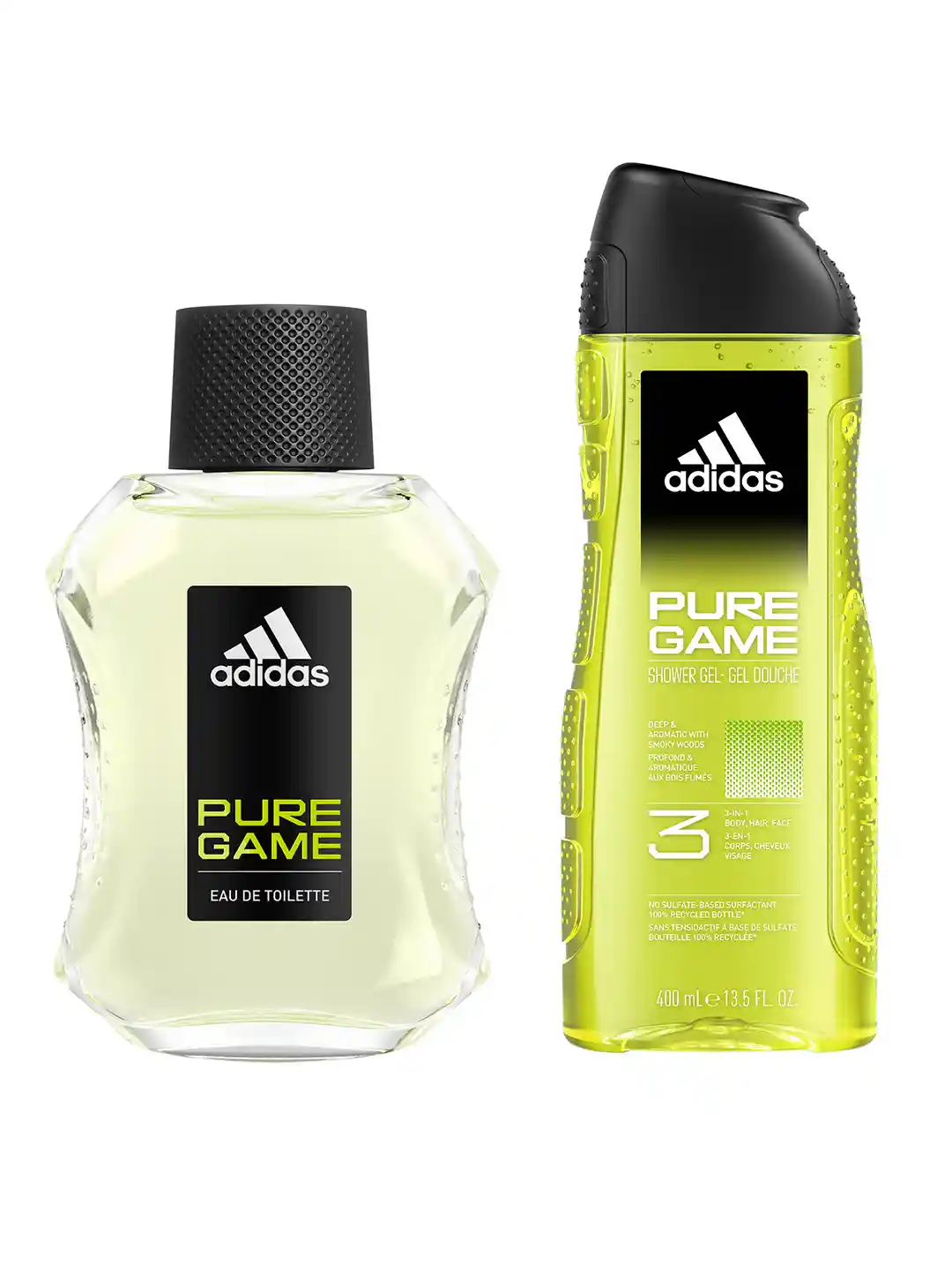 Buy ADIDAS Men Set of Pure Game Eau De Toilette 100 ml Shower