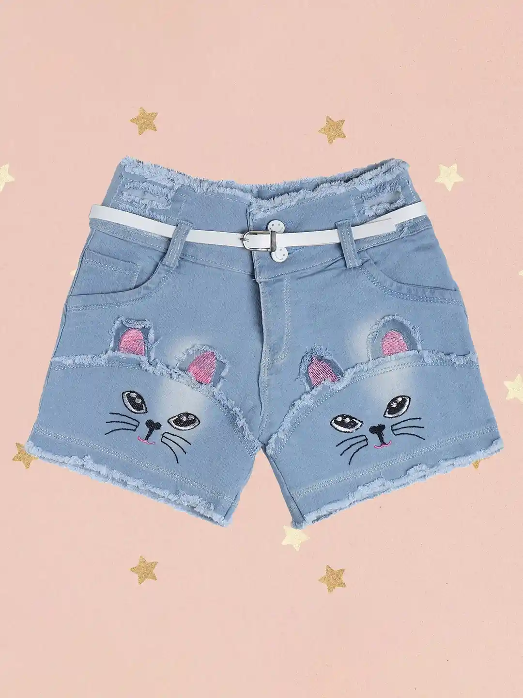 Buy BAESD Girls Conversational Printed Slim Fit High-Rise Denim