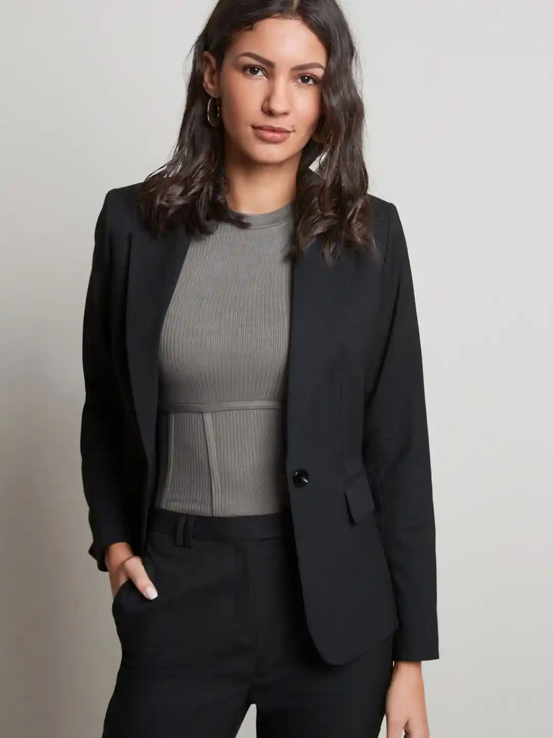 Buy NEXT Notched Lapel Single-Breasted Smart Casual Blazers