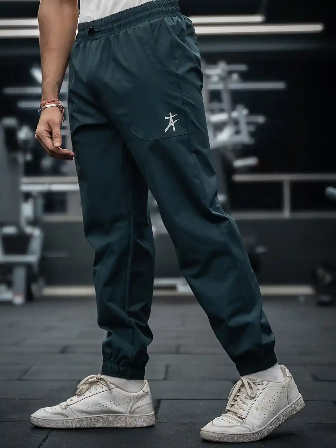 Buy Athflex Men's Parachute Slim Fit Daily Joggers Track Pants