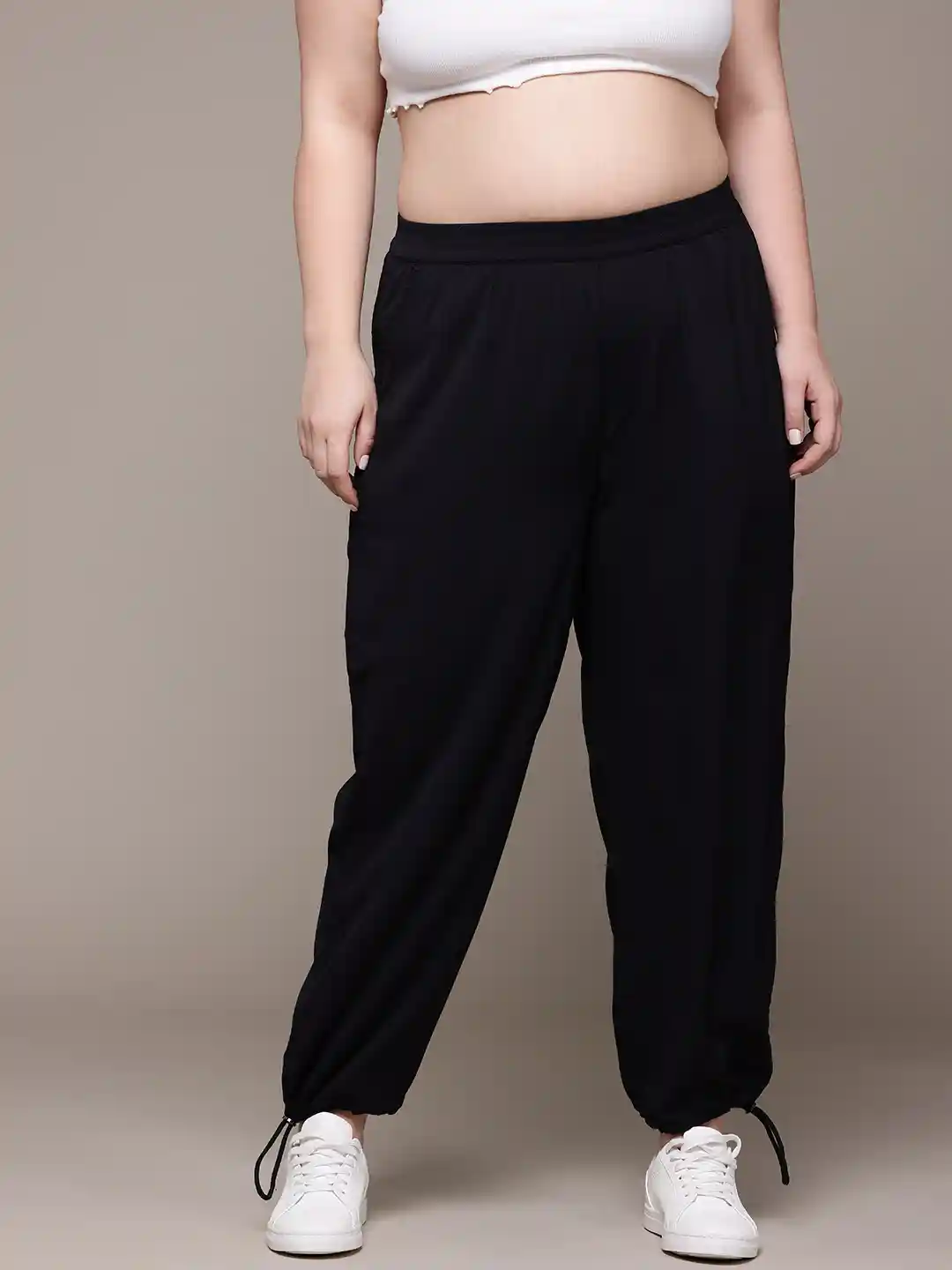 Buy The Roadster Lifestyle Women Plus Size Joggers Trousers