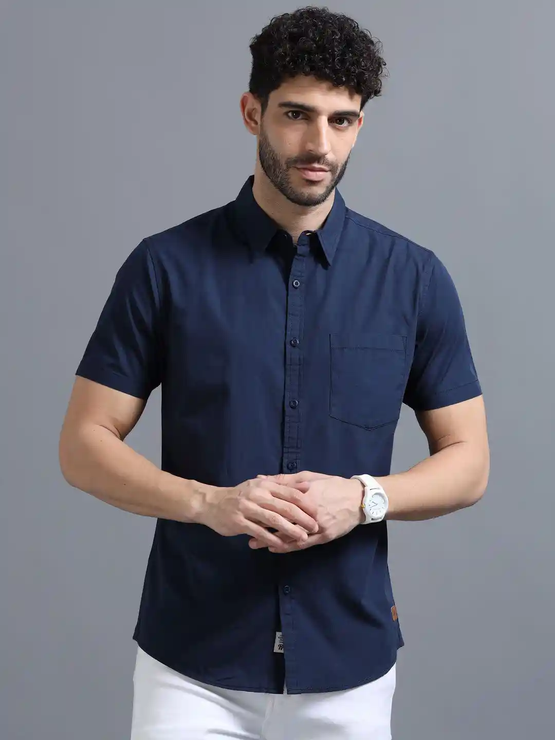Buy The Roadster Lifestyle Co Pure Cotton Half Sleeve Shirts