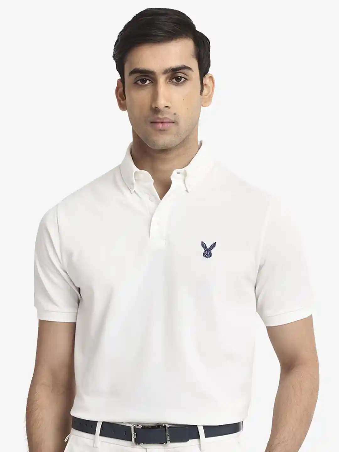 Buy RARE RABBIT Men Face Polo Collar Brand Logo T-Shirt Tshirts