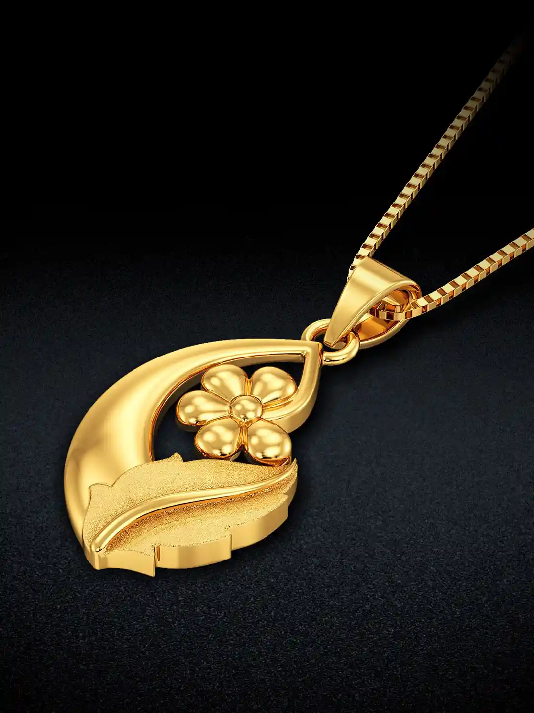 Joyalukkas Gold Haram Designs Joyalukkas Mangalsutra Pendant