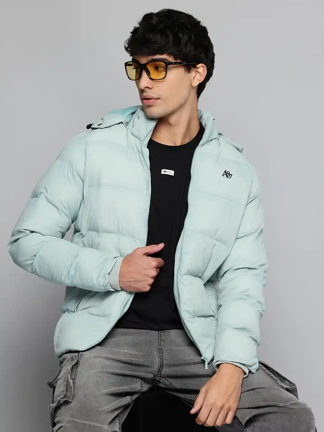 Buy Aeropostale Men Hooded Puffer Jacket Jackets for Men