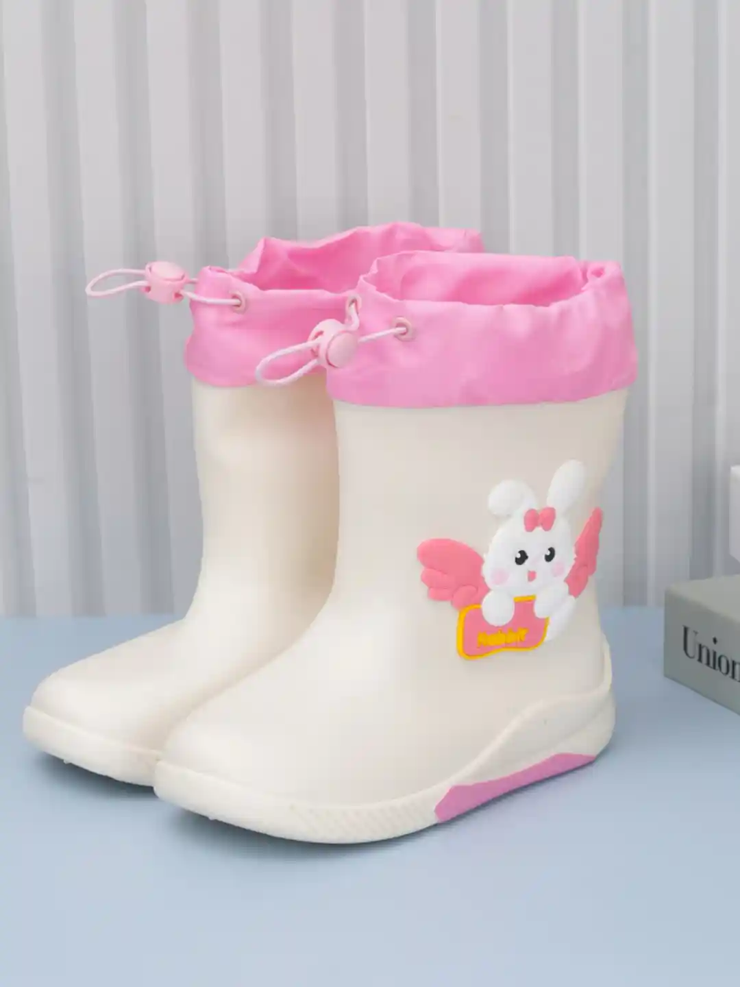 Buy Yellow Bee Girls Non Slip Flexible Rain Boots-Wings Bunny