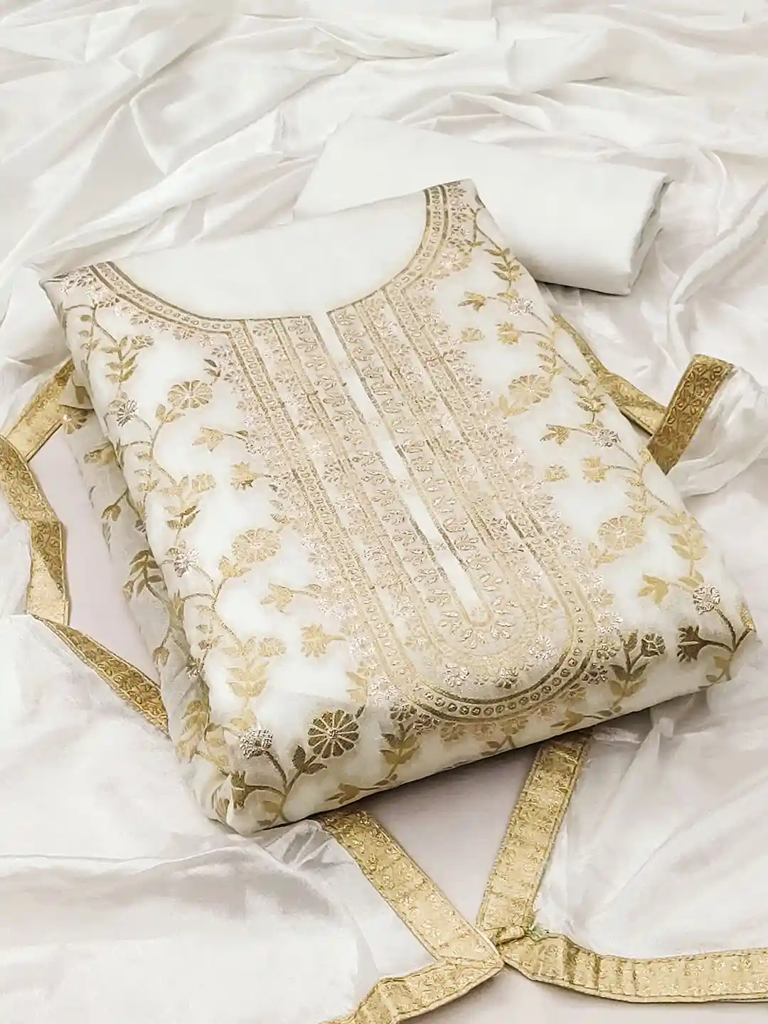 Buy Peachmode Unstitched Dress Material Dress Material for Women