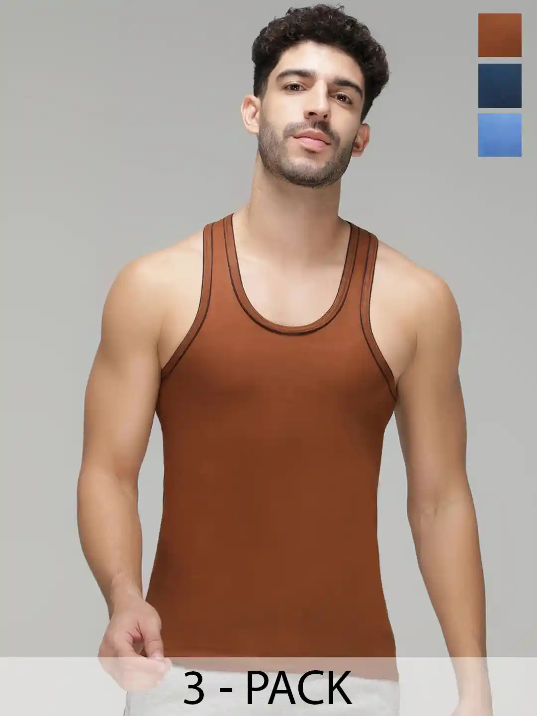 Buy AMUL COMFY Pack of Cotton Under Shirt Inner Vests AC-VE