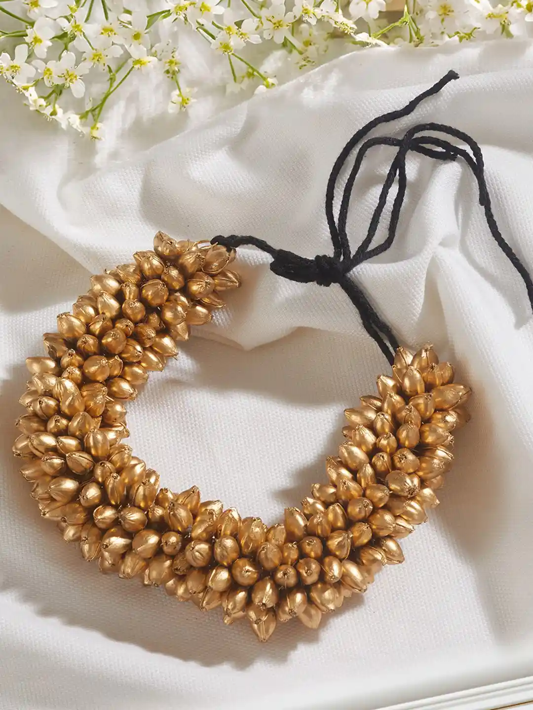 Buy Saraf RS Jewellery Women Golden Beaded Bridal Hair Accessories