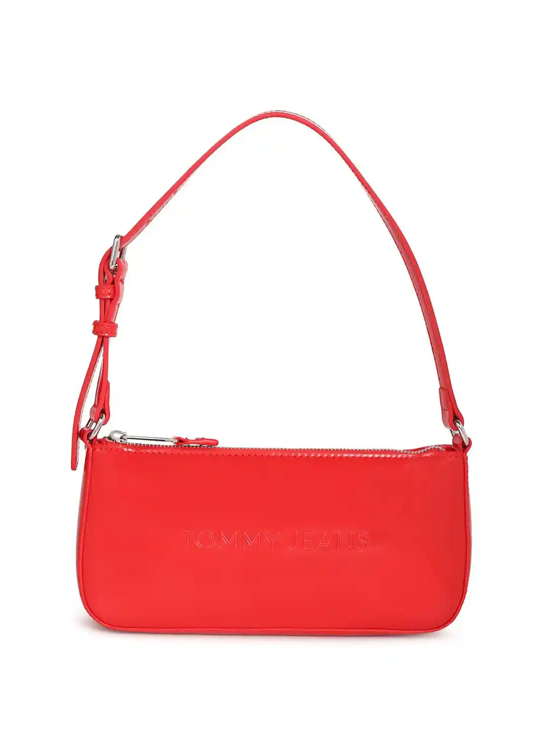 Buy Tommy Hilfiger Cherry Red Baguette Shoulder Bag Handbags for