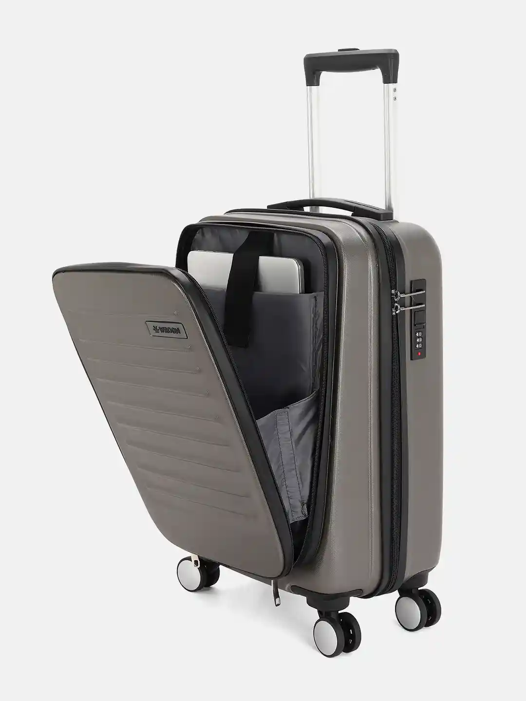 Cabin Luggage Single Luggage WROGN Kangaroo Hard Cabin Trolley