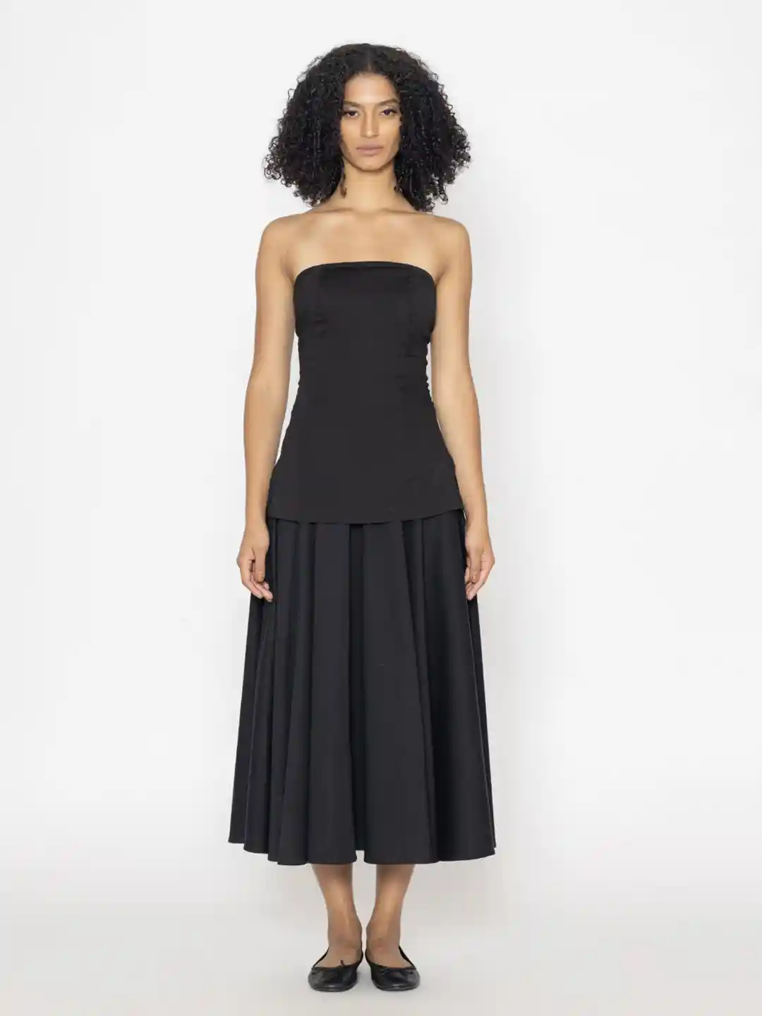 Buy Contemponari Strapless Top With Skirt Co-Ords for Women