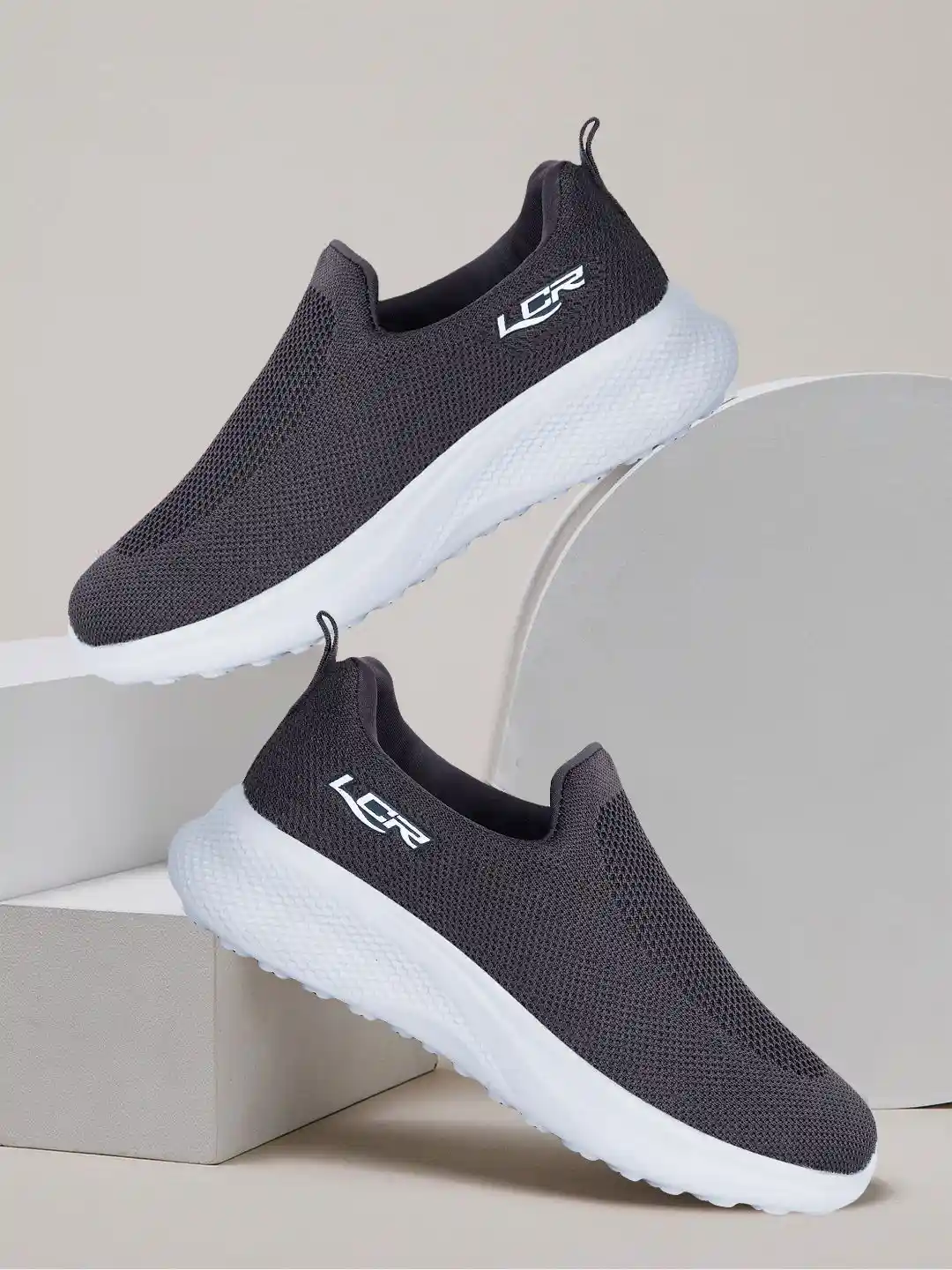 Buy Lancer Men Textile CRUIZER-1DGR-LGR Walking Marking Shoes