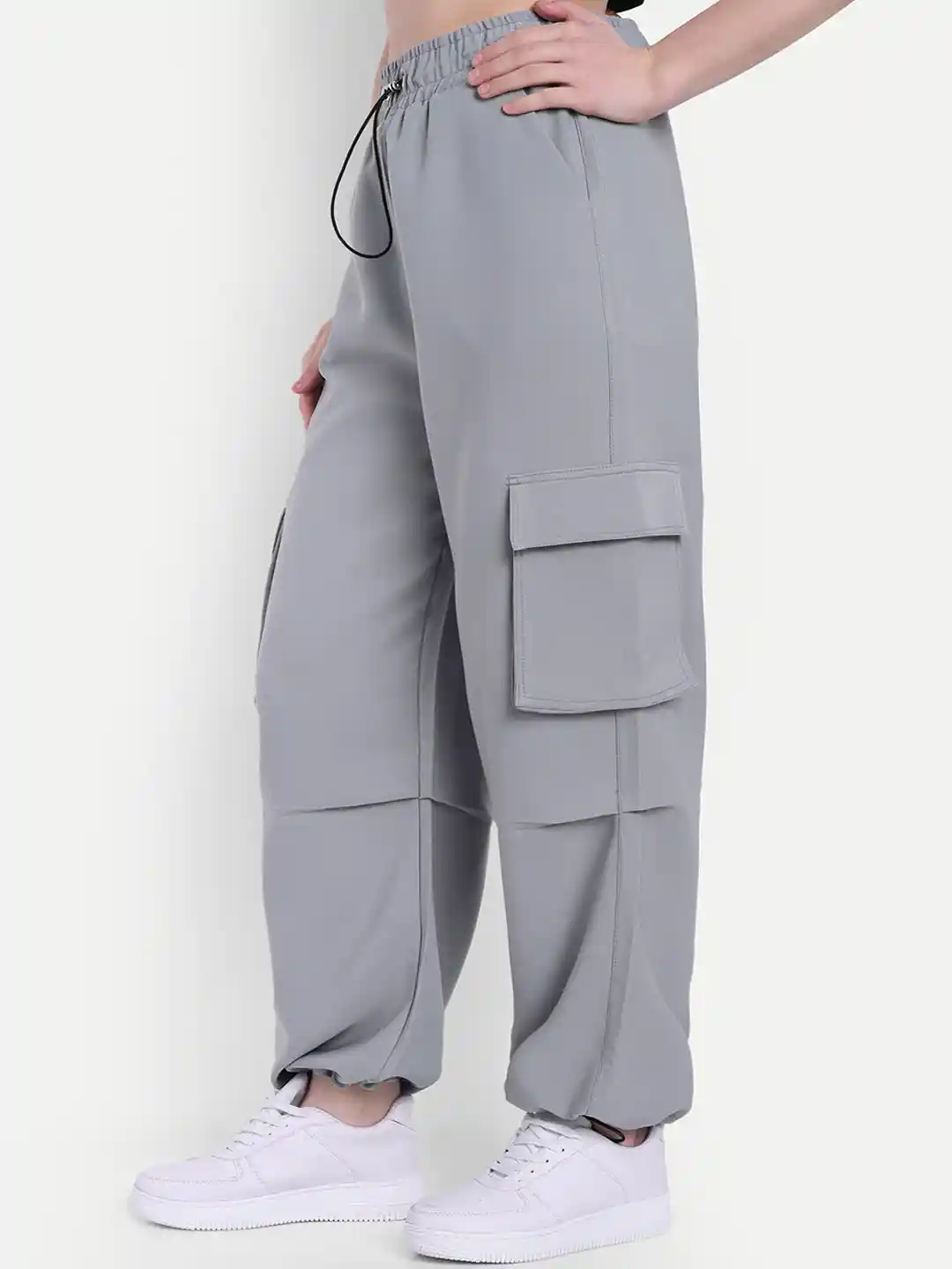 Cotton Pants Reflective Track Pants Womens Reflective Side Stripe