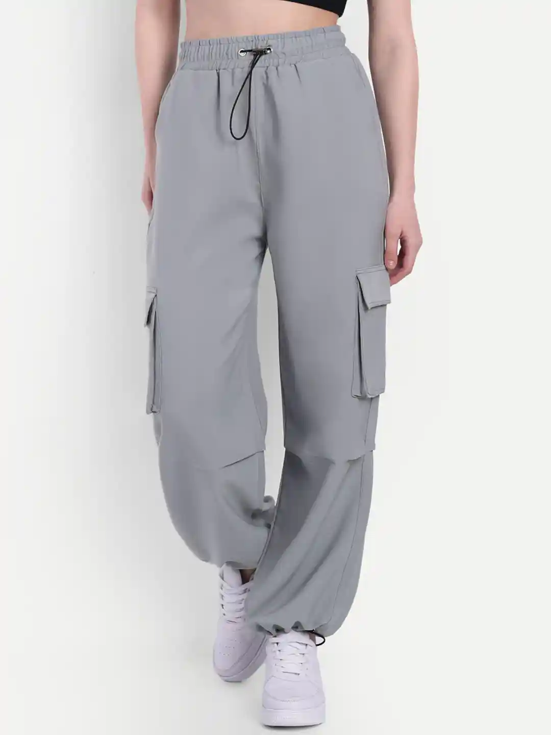 BROADSTAR Women Baggy Fit Cargo Joggers