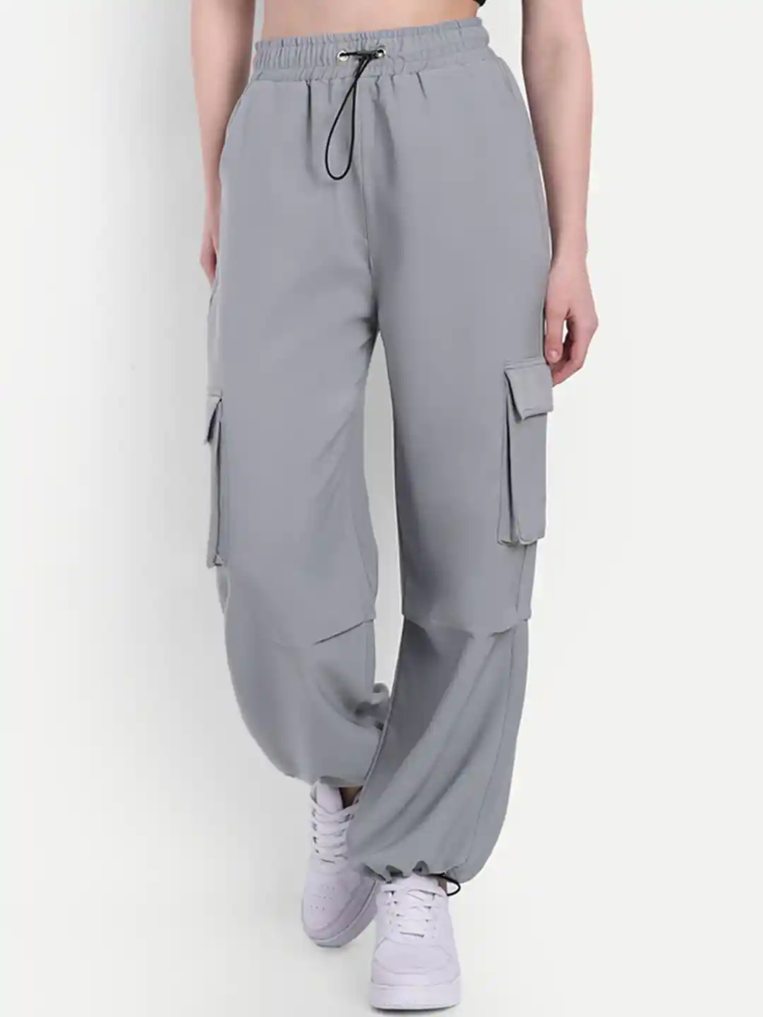 Next One Women Baggy-Fit High-Rise Joggers