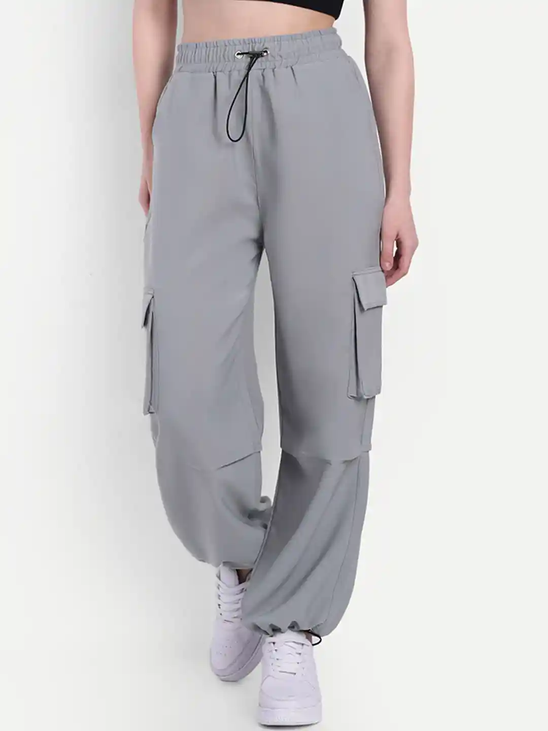 Next One Women Baggy-Fit High-Rise Joggers