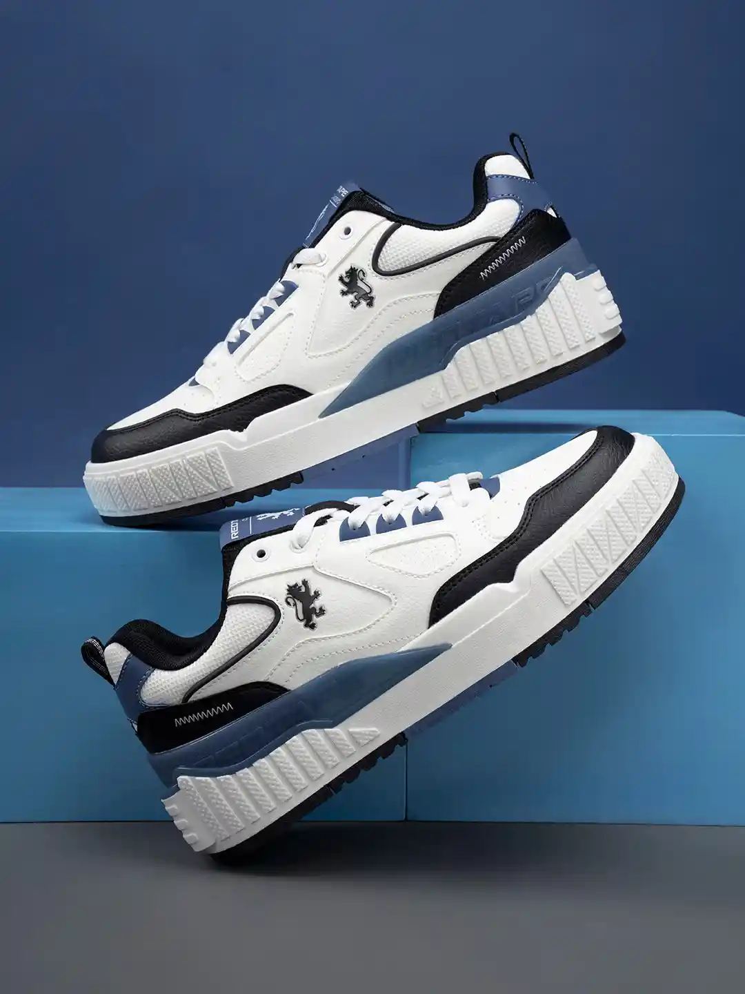 Buy Red Tape Men Colourblocked Round Toe Memory Foam Sneakers - Main Image