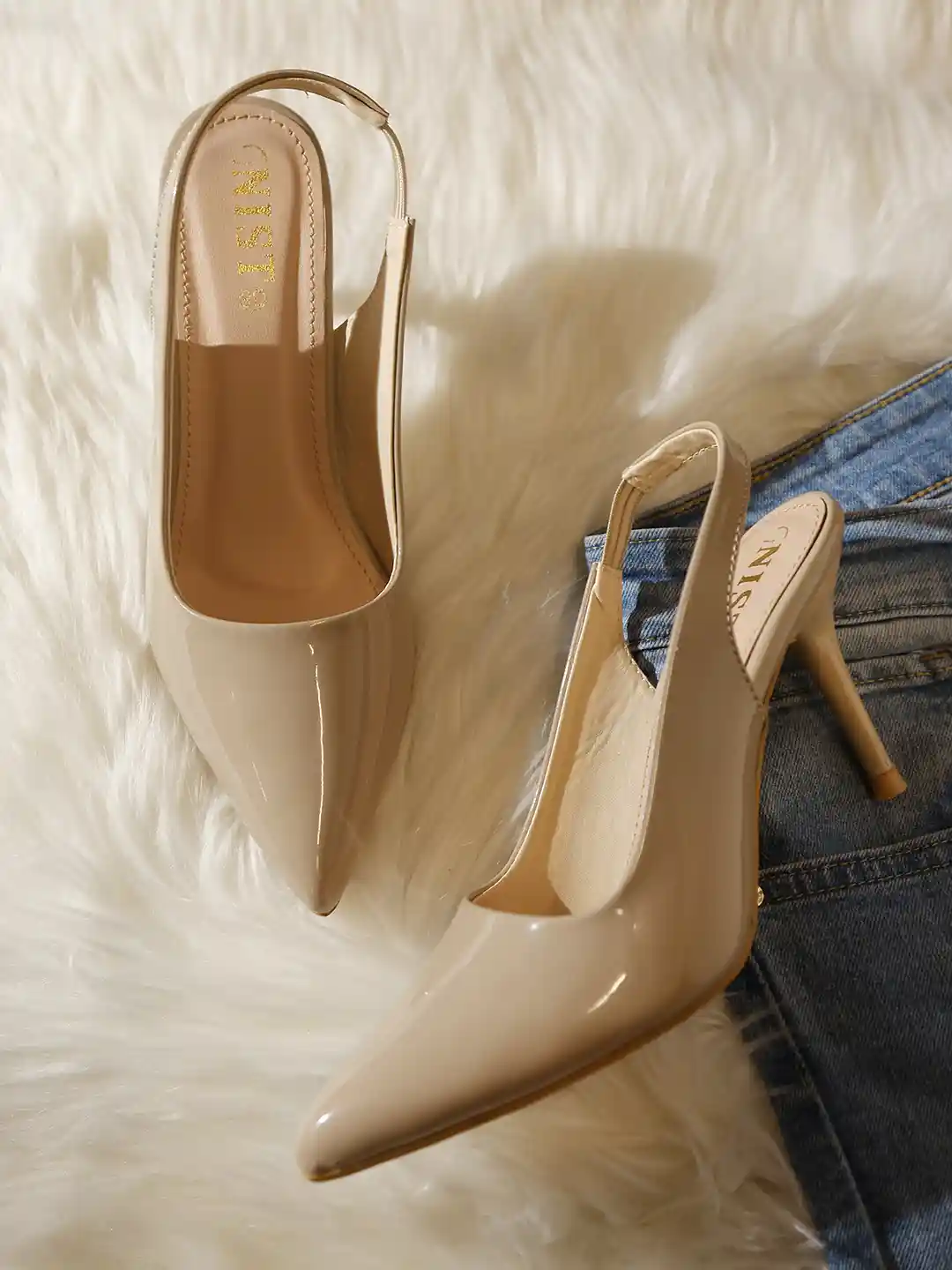 GNIST Pointed Toe Stiletto Heeled Pumps