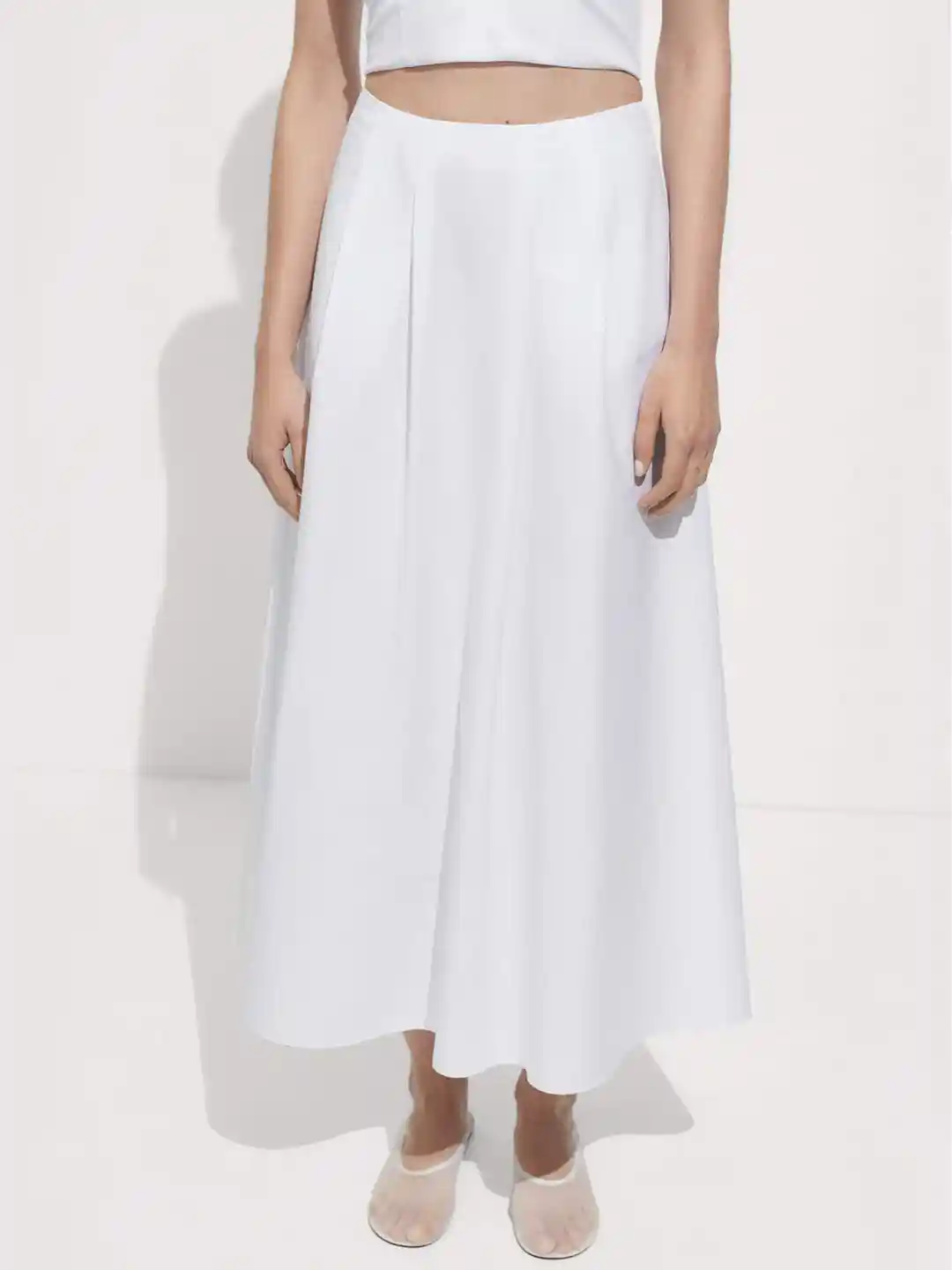 Buy MANGO Flared Midi Dress with Pockets Skirts for Women