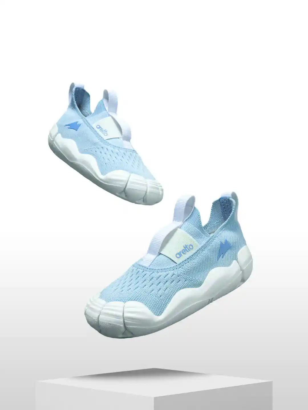 Buy Aretto Kids Breezy Blue Adaptive Fit Breathable Slip-On