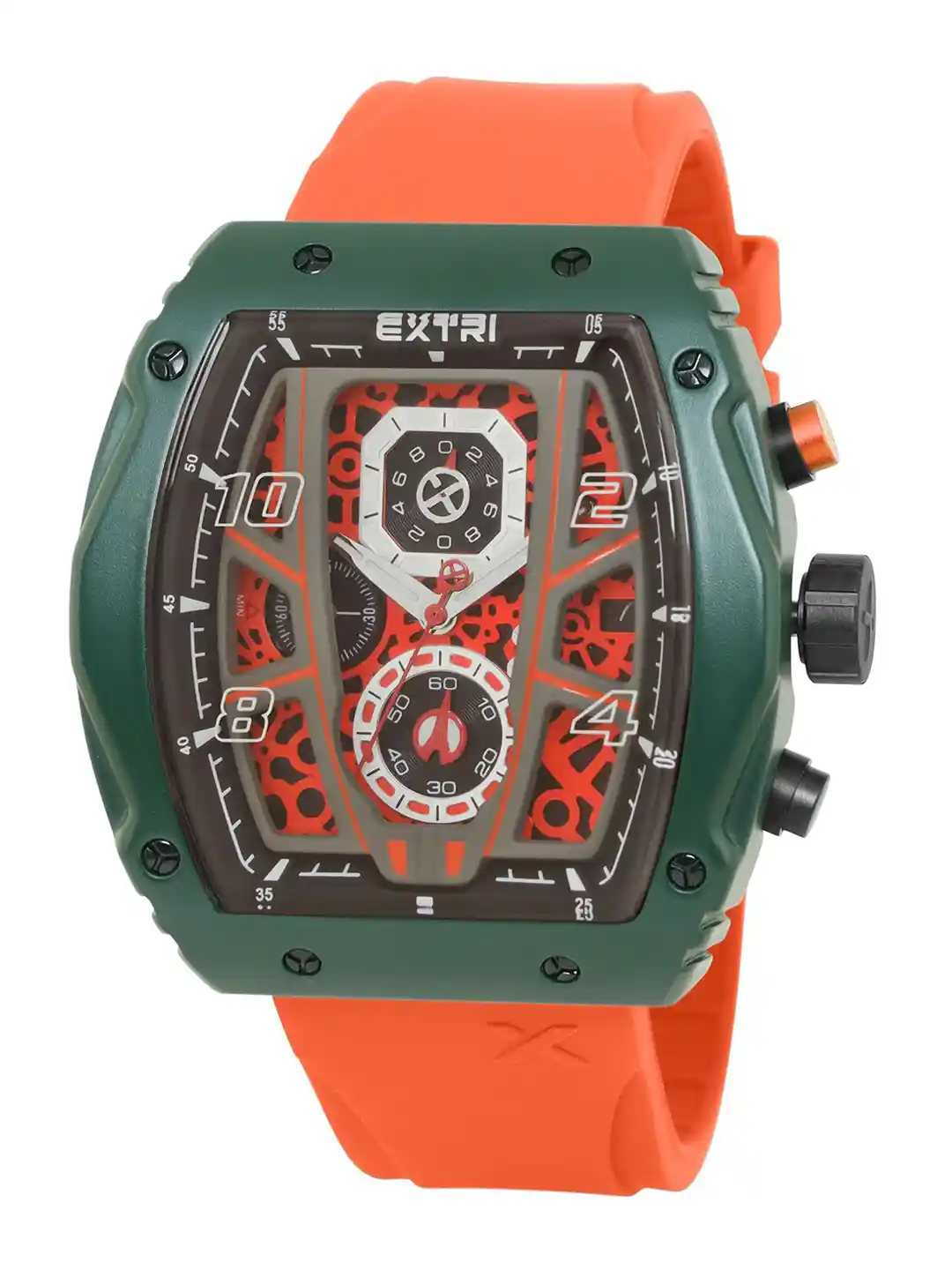 Buy EXTRI Men Dial Stainless Steel Straps Analogue Watch X6053-F