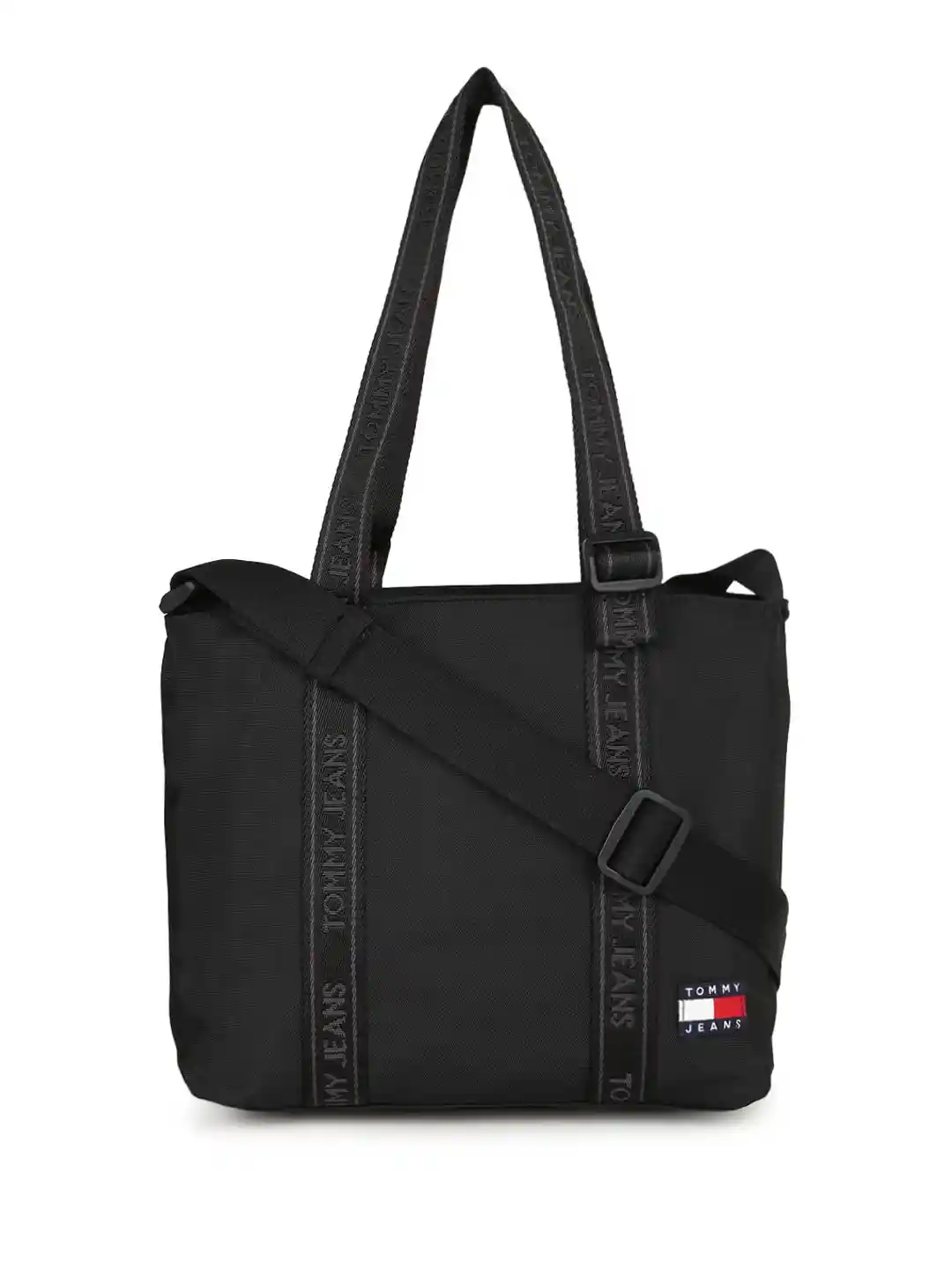 Buy Tommy Hilfiger Women Embellished Structured Shoulder Bag with - Main Image