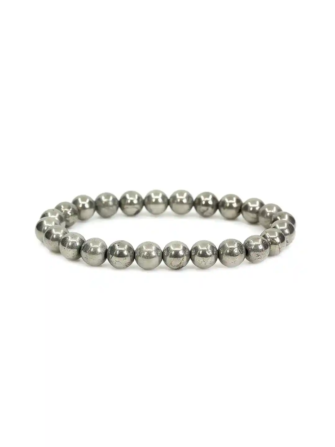 Buy Young Forever Crystal Gem Stone Pyrite Elasticated Bracelet