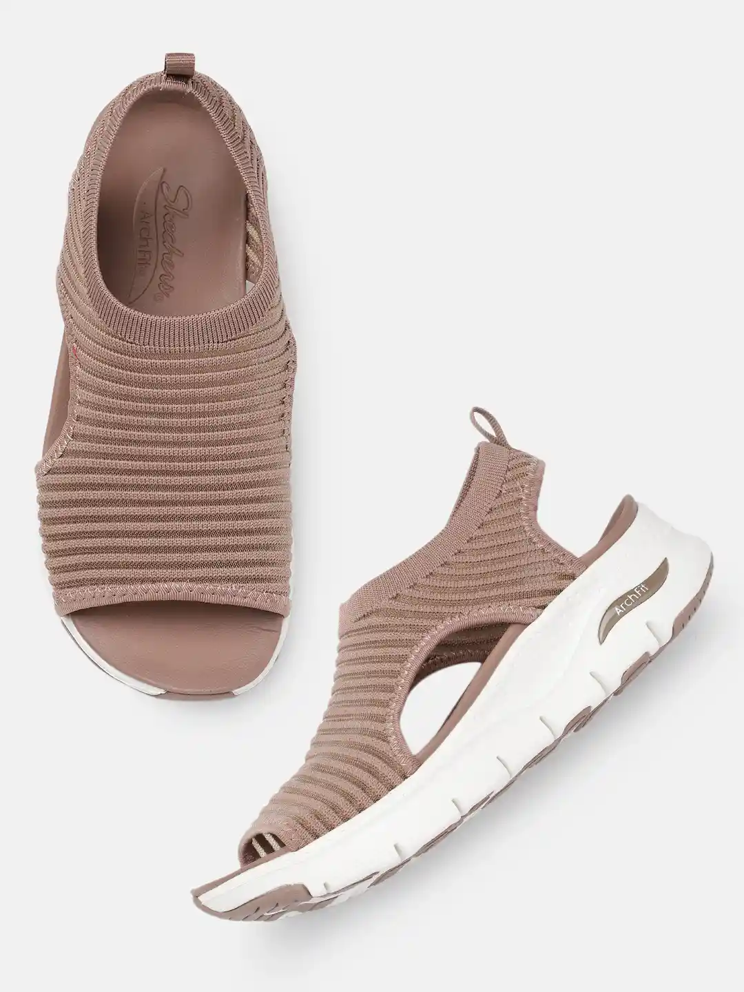 Buy Skechers Women Textured ARCH FIT SHEER CATCH Open Toe Flats