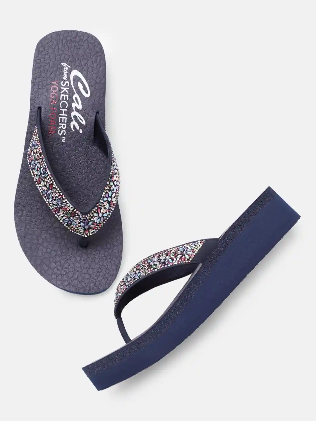 Buy Skechers Embellished Vinyasa Wild Daisies Wedges with Yoga