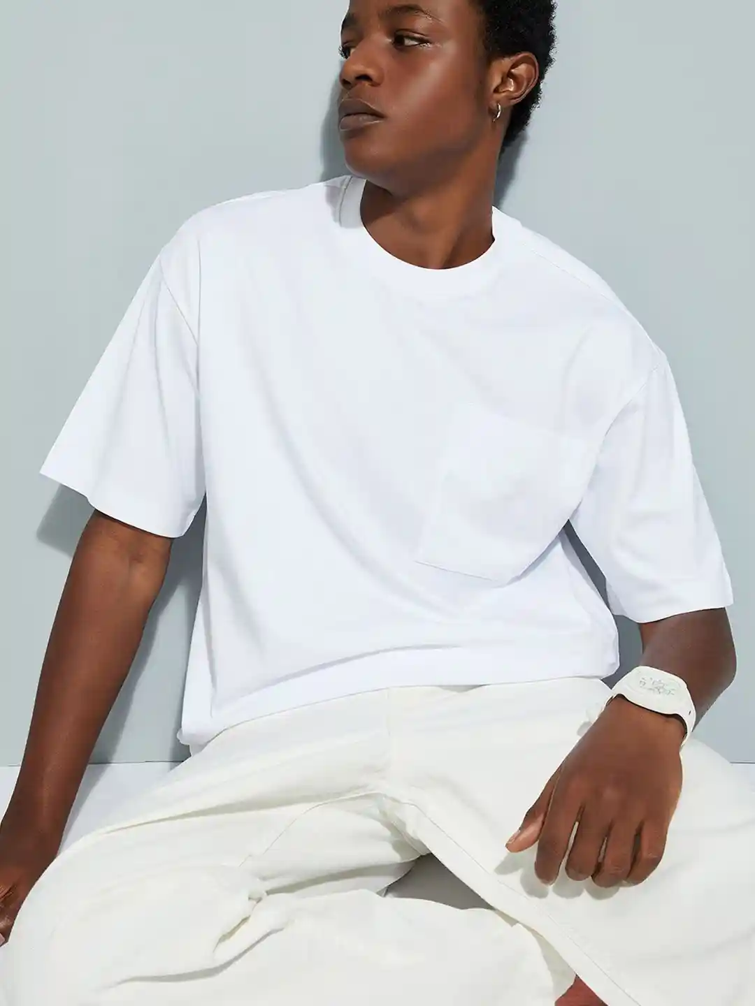 Buy max URB_N Men Boxy Fit Solid T-shirt Tshirts for Men