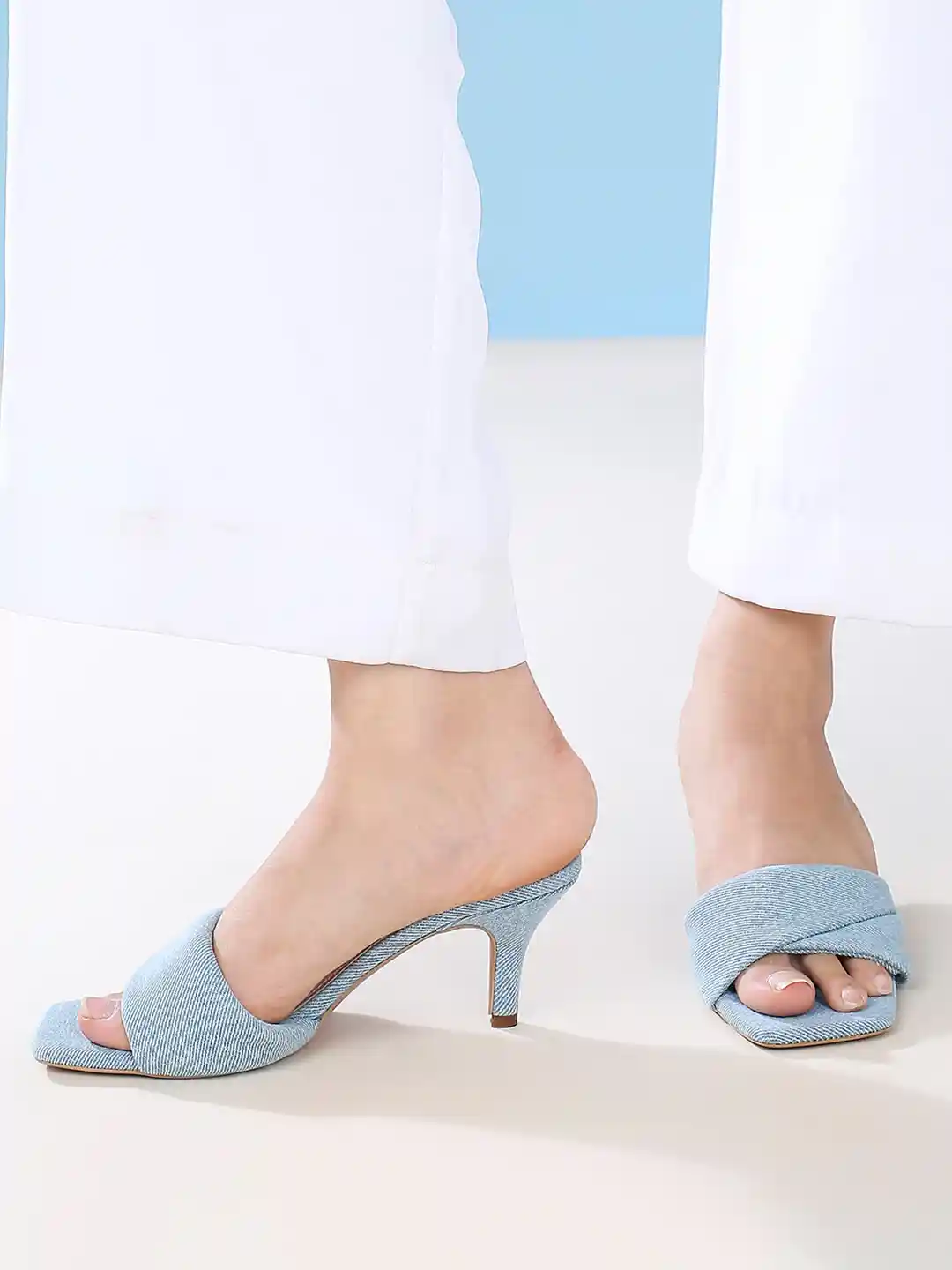 Buy Inc Woven Design Kitten Heels Heels for Women 30015504