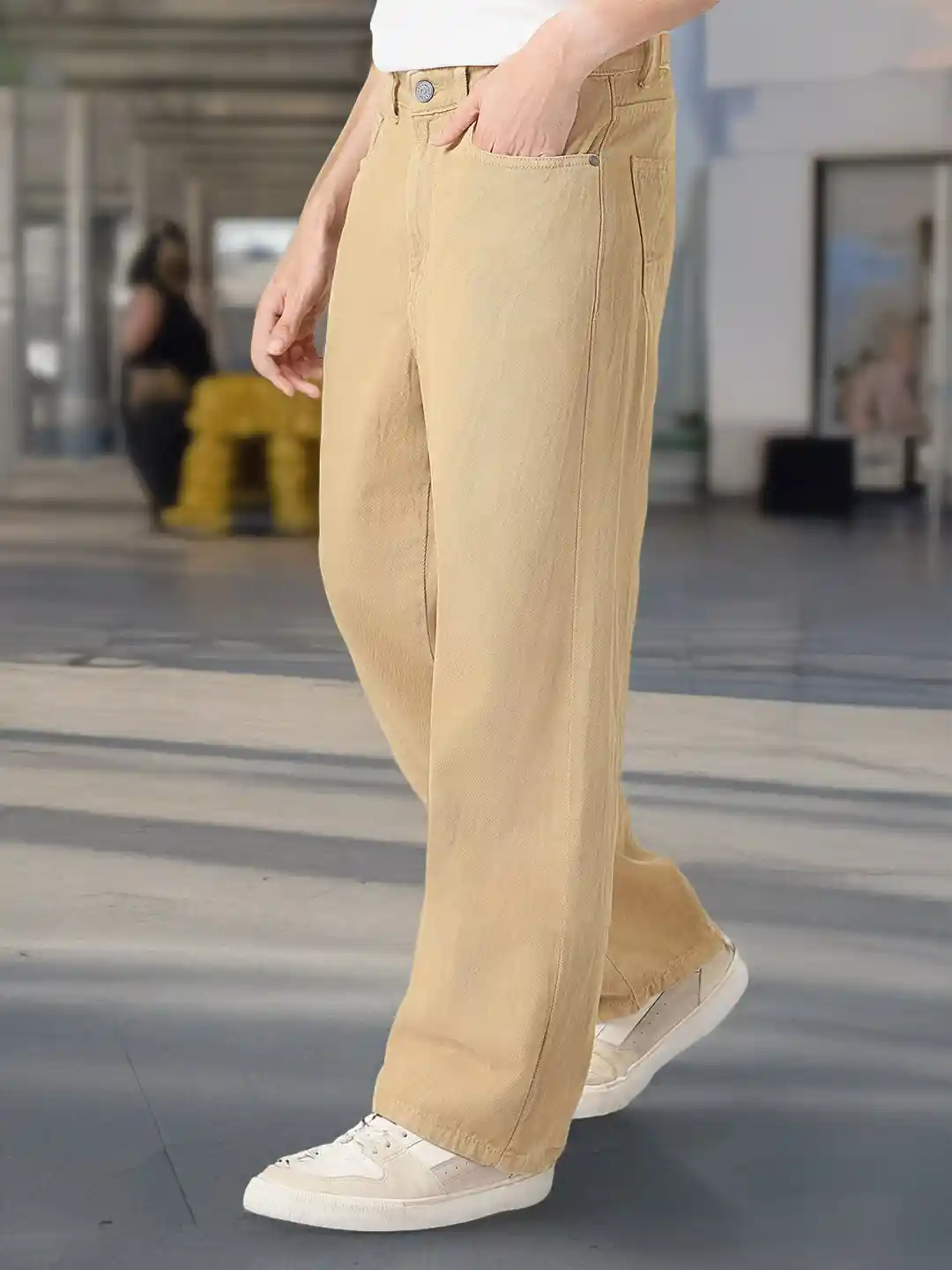 Buy Urbano Fashion Men's Non-Stretchable Washed Relaxed Fit Jeans