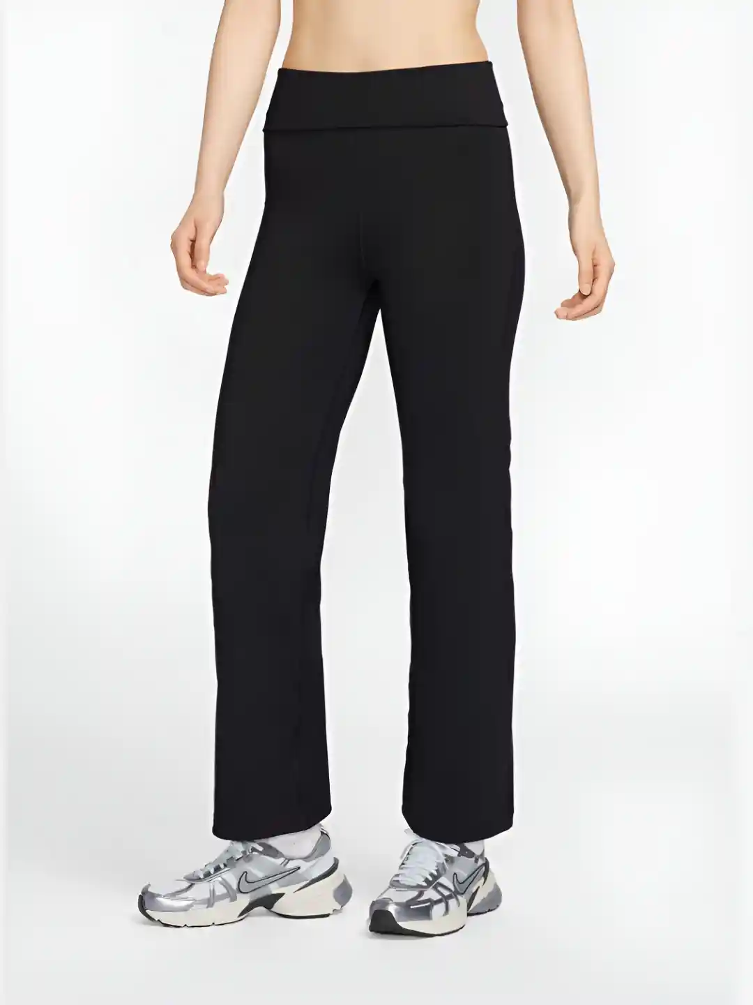 Dri Fit High Waisted Black Tracksuit Bottoms Nike Dri-FIT One