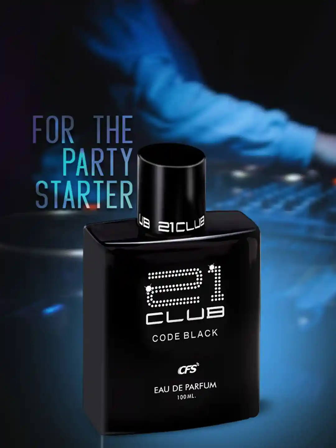 Buy CFS 21Club Code Black Eau de Parfum-100ml For You Long