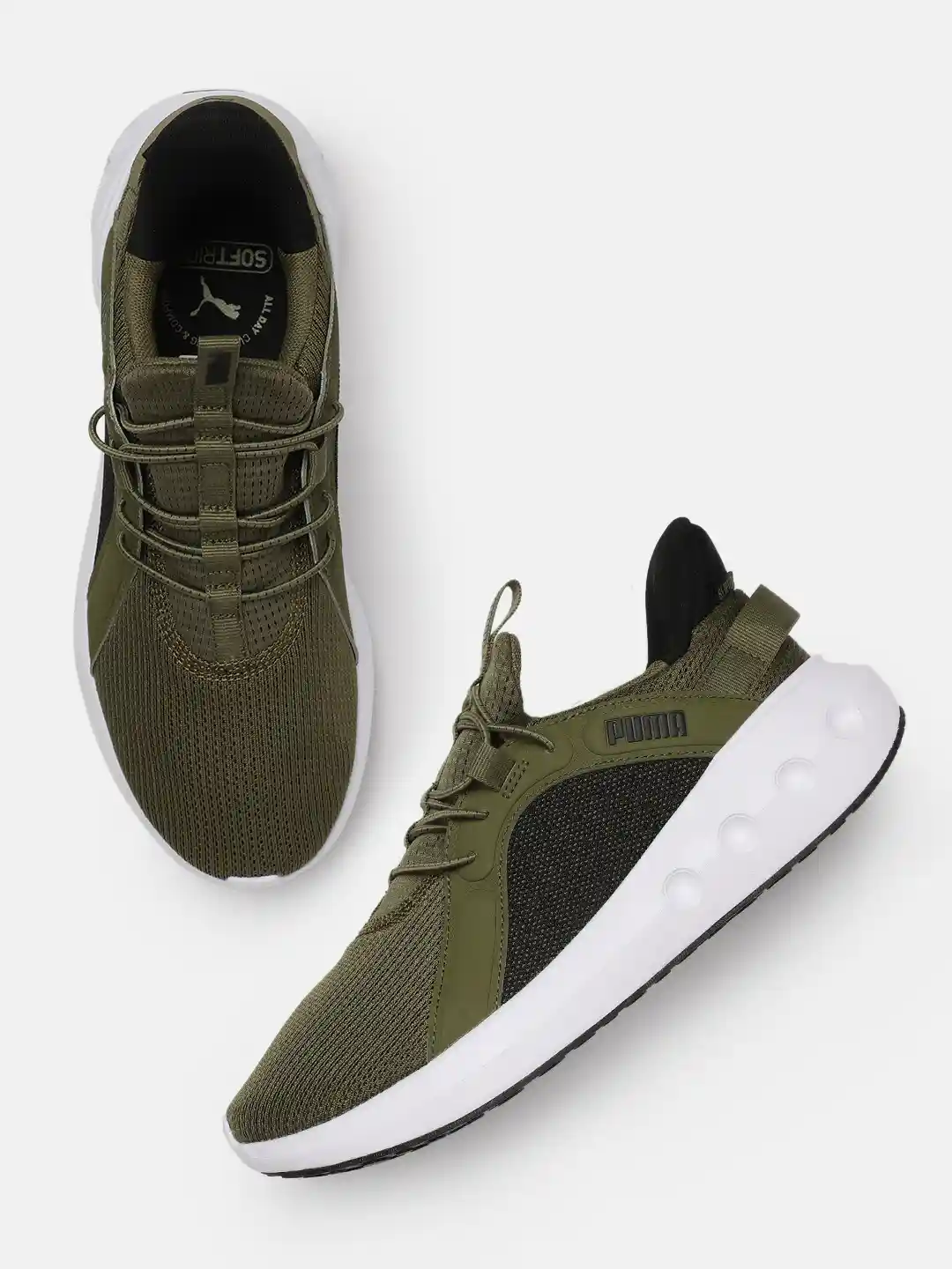 Buy Puma Unisex Softride Carson Sliptech Textile Running Shoes