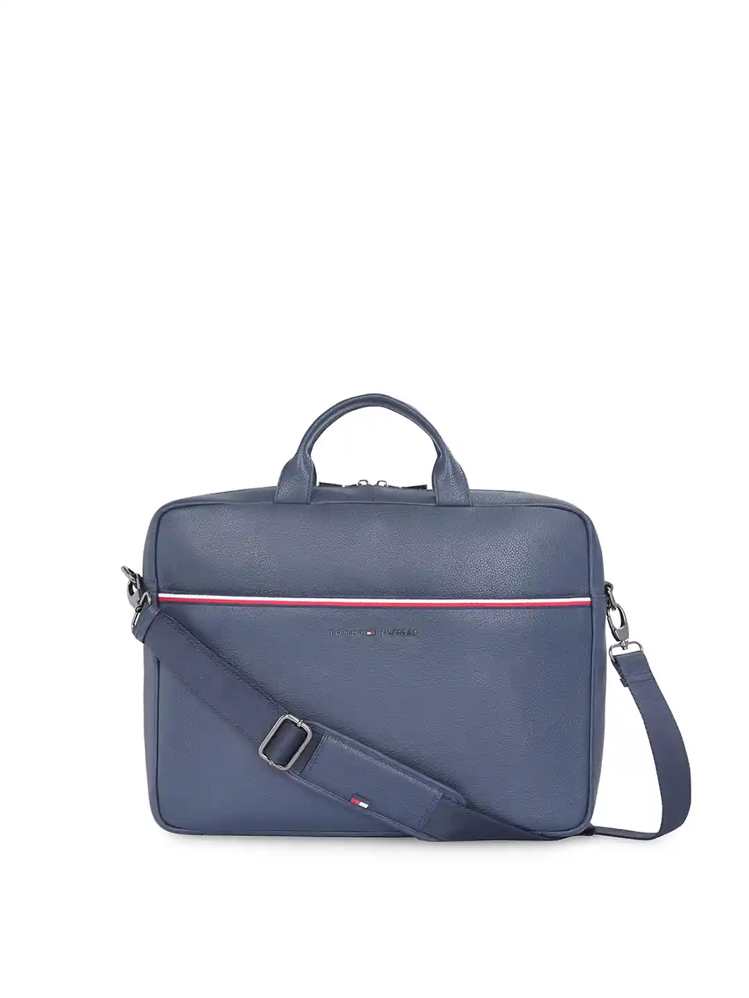 Leather Briefcase Tommy Laptop Bags Tommy Hilfiger TH TRANSIT