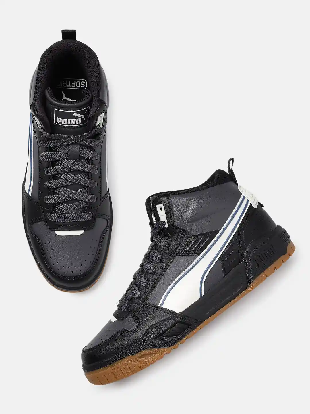 Shoe Rebound Street V2 Sd Puma Rebound Puma High Tops Mens Jacket PUMA Men  Black Rebound