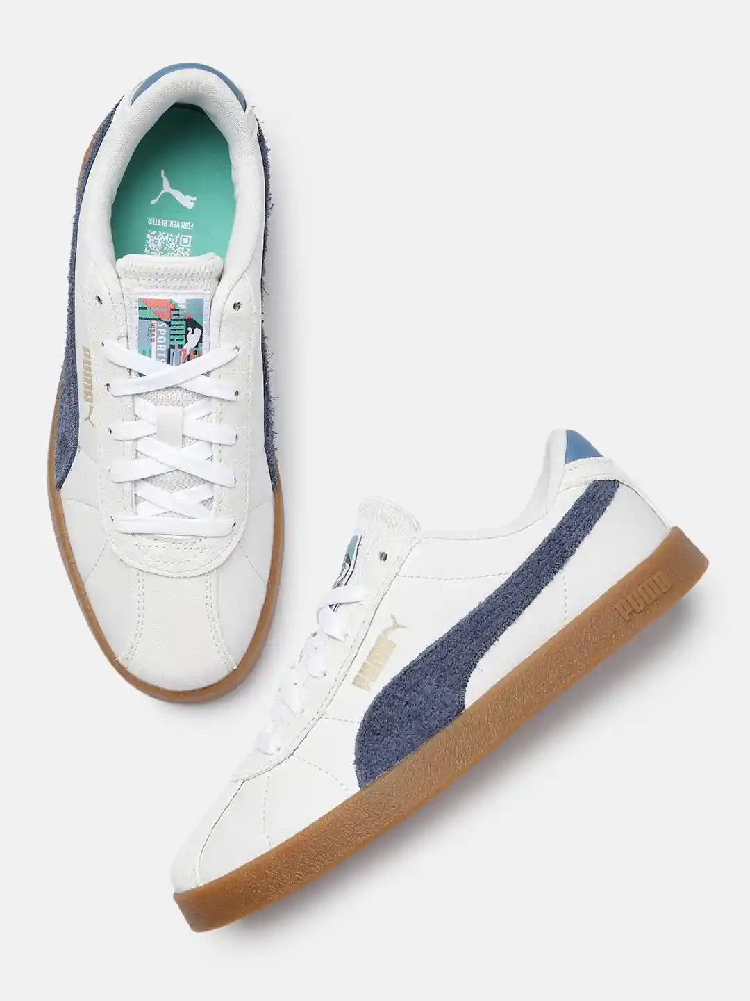 Puma Suede Gum Sole White Buy Puma Unisex Club II Era Year Of
