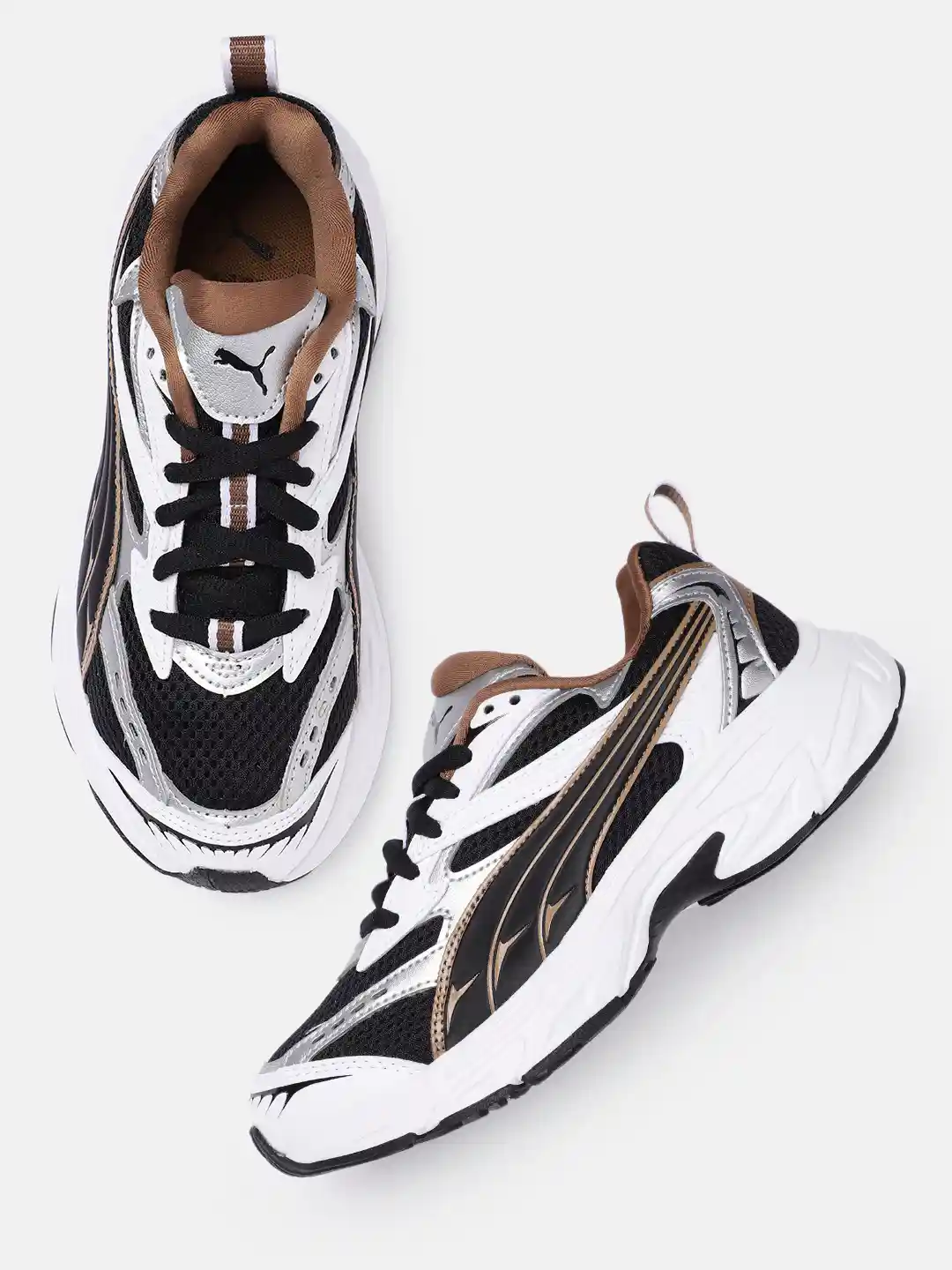 Buy Puma Women PUMA Morphic Metallic Textured Sneakers - Casual Shoes for  Women 30035282 | Myntra