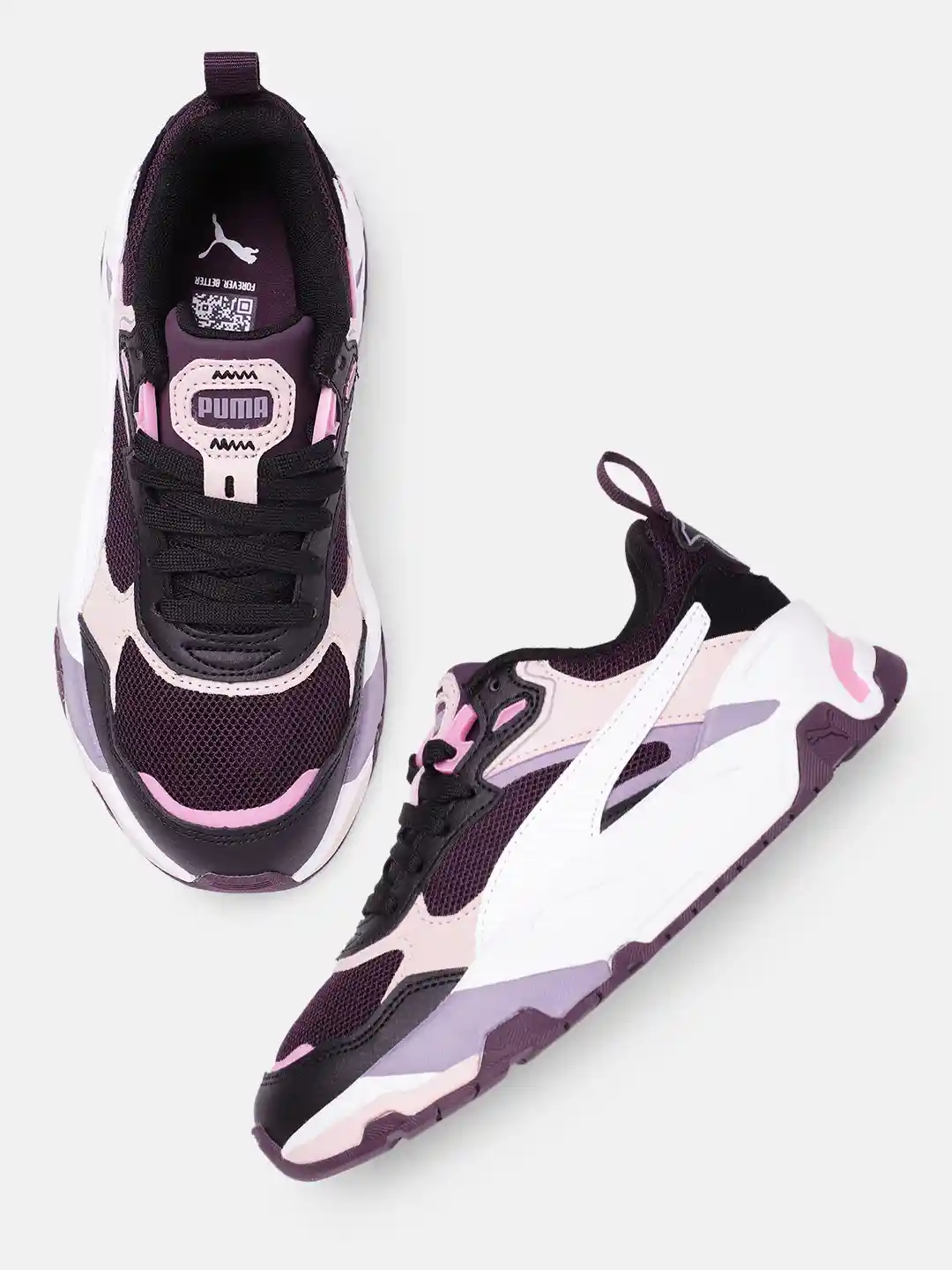 Puma Women Colourblocked Trinity Sneakers