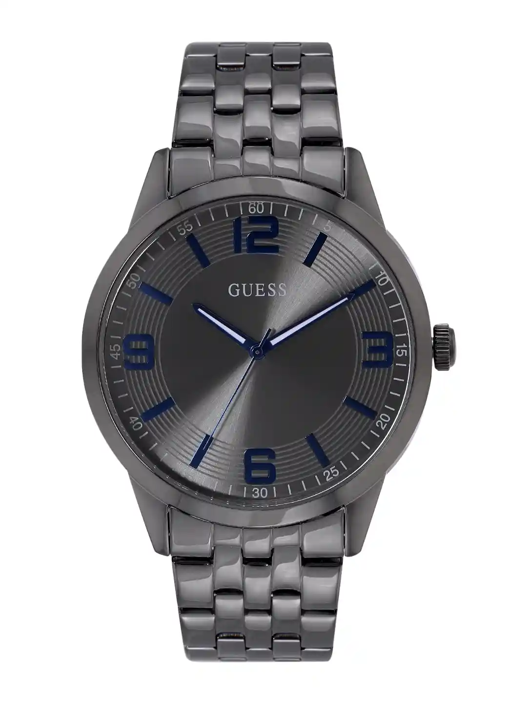 Guess Men Dress Suited Up Bracelet Style Straps Analog Watch U1413G3M
