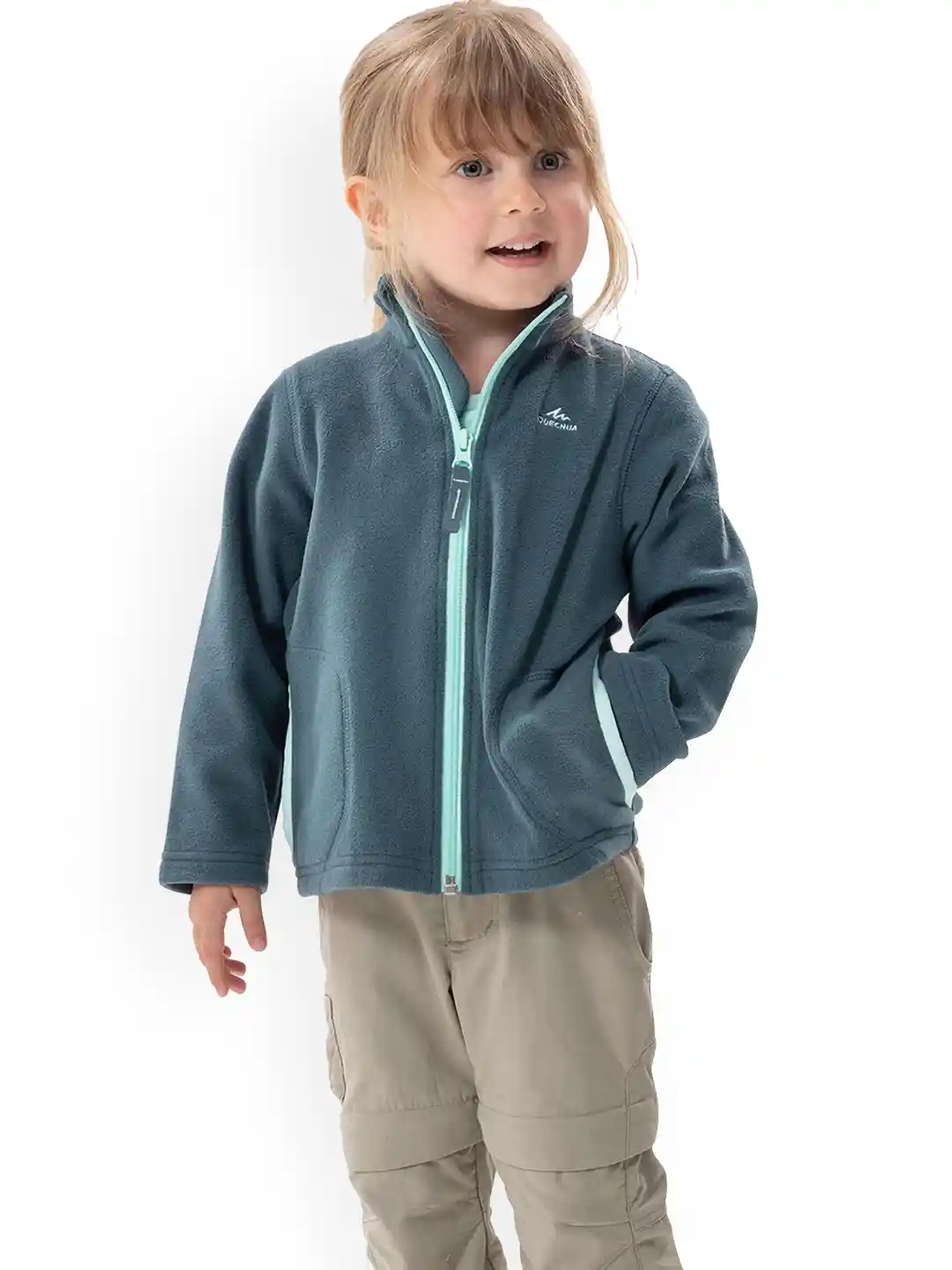 Buy Decathlon QUECHUA Kids Full Zip Warm Fleece Jacket Jackets