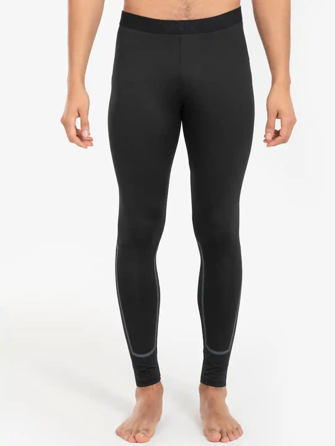 decathlon black leggings tight