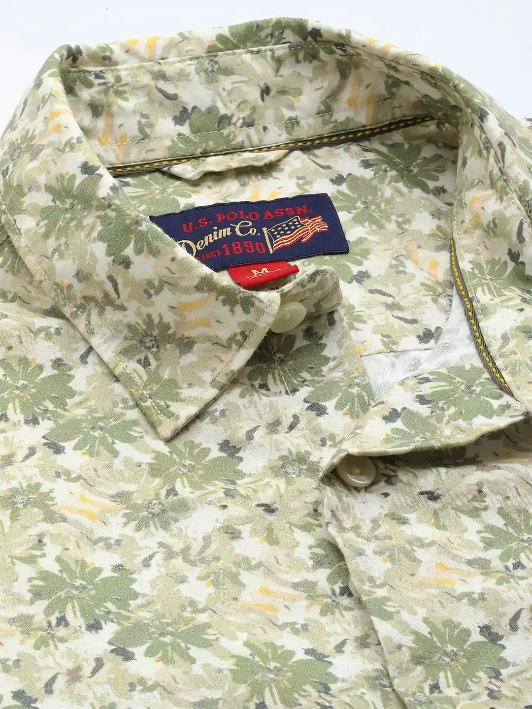 Buy Polo Denim Slim Fit Floral Printed Casual Shirt